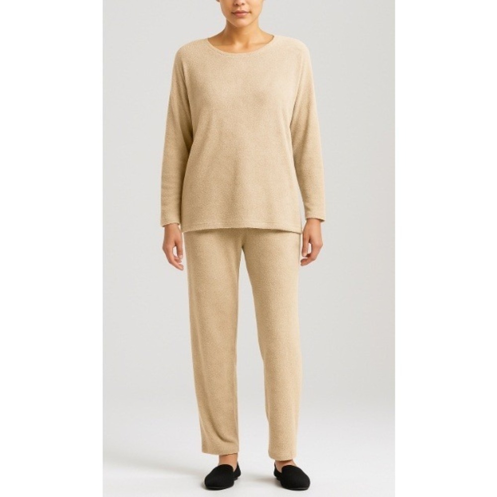 Natori Women's Sand Unwind Pajama Two-Piece Set NWT Size XL